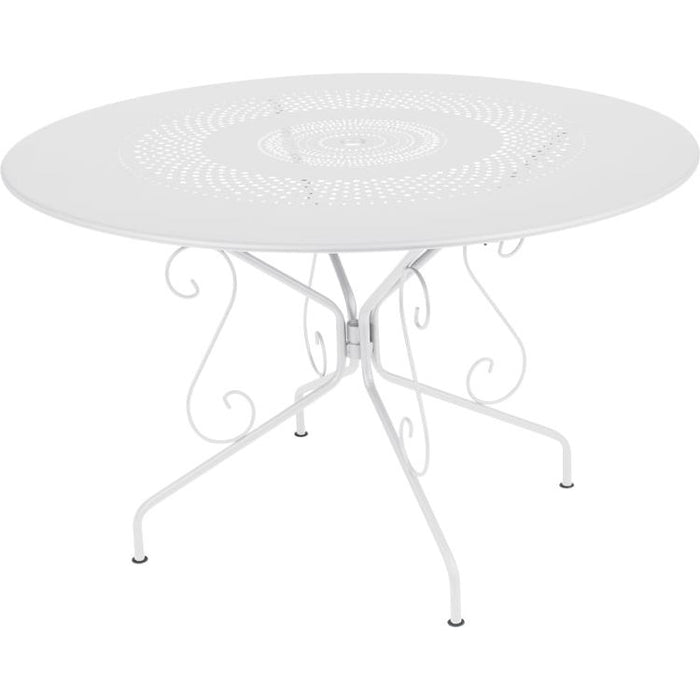 Photo of Montmartre Table Ø 117 Cm, Cotton White - Matbord Utomhus - Vit - Metall