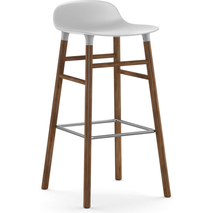 Photo of Form Bar Stool 75 Cm Walnut
