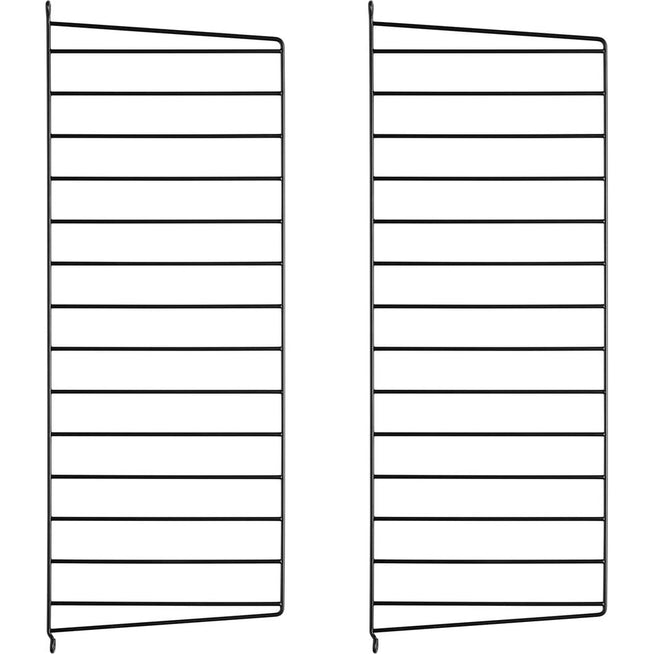 Photo of String Wall Rack 75x30, Black, 2-pack - Shelving - Nils Strinning - Black - Metal