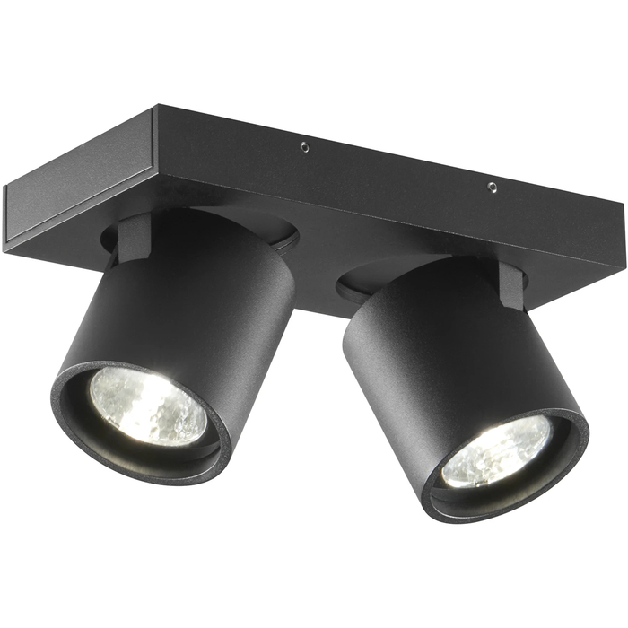 Photo of Focus 2, Black, 2x6w Led, 2700k, Ip20 - Spotlights - Ronni Gol - Svart