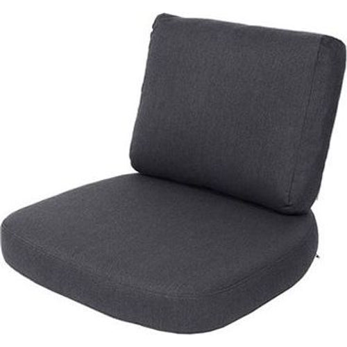 Photo of Sense/moments Lounge Chair Cushion Set Indoor - Outdoor Cushions - Black - Cane-line Natté - W: 72 x D: 83 x H: 21 cm
