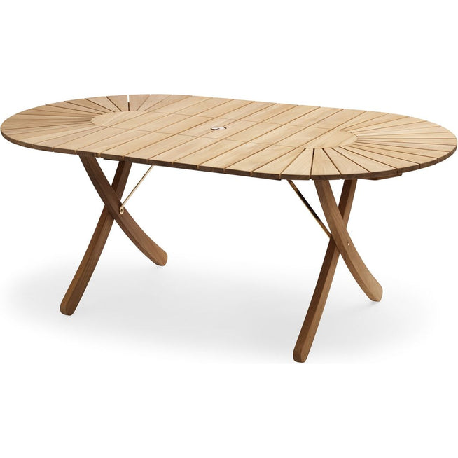 Photo of Selandia - Outdoor dining table - Skagerak Design Team - Brown - Wood
