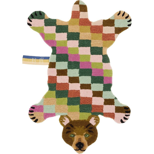 Photo of Archie Checkered Bear Blanket