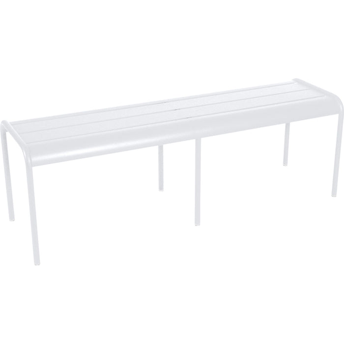 Photo of Luxembourg 3/4 Seater Bench Cotton White 01 - Garden Benches - Frédéric Sofia - White - Metal
