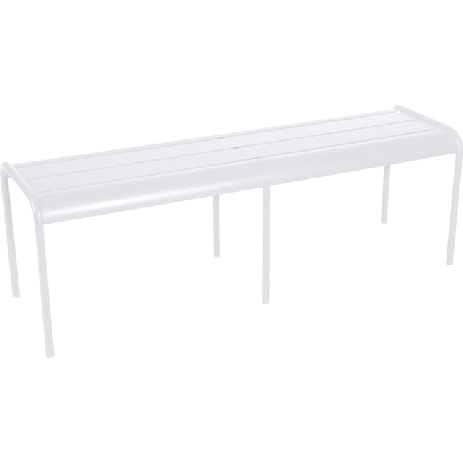 Photo of Luxembourg 3/4 Seater Bench Cotton White 01 - Garden Benches - Frédéric Sofia - White - Metal