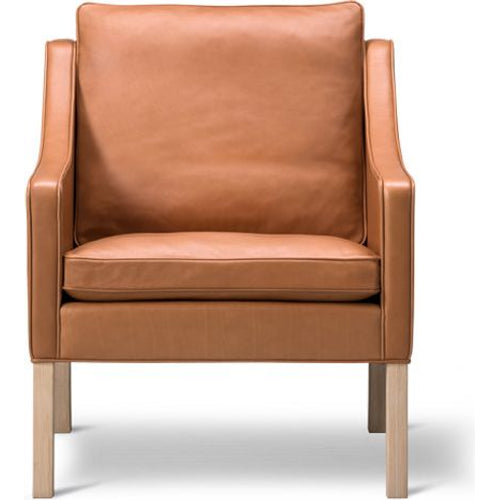 Photo of Mogensen Club Chair 2207 By Børge Mogensen - Lænestol - Max 98 Black / Black Lacquered Oak - W69 X D84 X H84 X Sh43 Cm