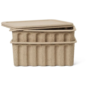Photo of Paper Pulp Box - Set Of 2 - Kasser - Large - W: 30 X H: 15 X D: 40 Cm