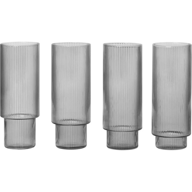 Photo of Ripple Long Drink Glass (set Of 4) - Glas