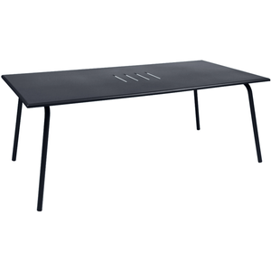 Photo of Monceau Table 194 x 94 cm, Liquorice - Outdoor dining table - Black - Metal