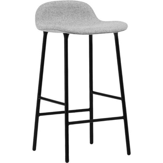 Photo of Form Bar Stool 65 Cm Full Upholstery Black Steel