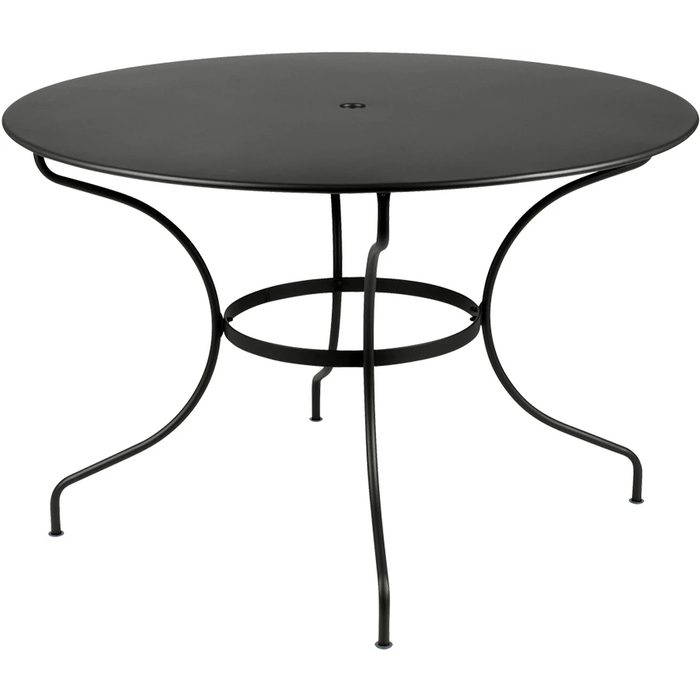 Photo of Opera+ Table 117 cm Liquorice 42 - Outdoor dining table - Black - Metal
