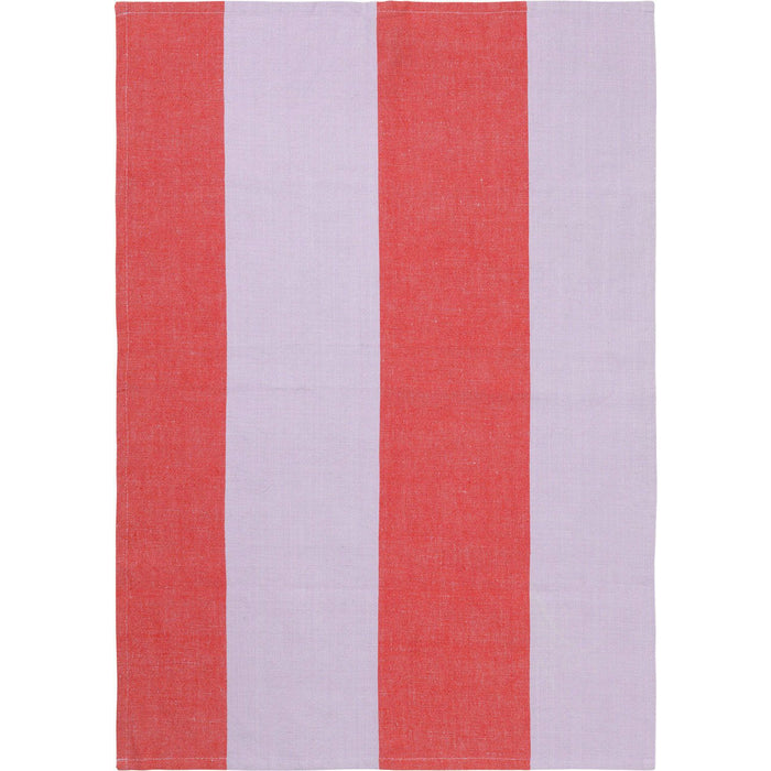 Photo of Hale Tea Towel - Viskestykke - Red/lilac - W50 X H70 Cm