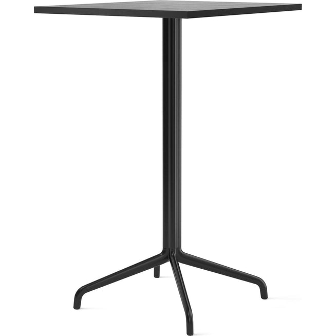 Photo of Harbour Column Bar Table 4-star - Black/black Oak - 70x60 Cm - Barbord - Norm Architects - Svart - Metall/trä