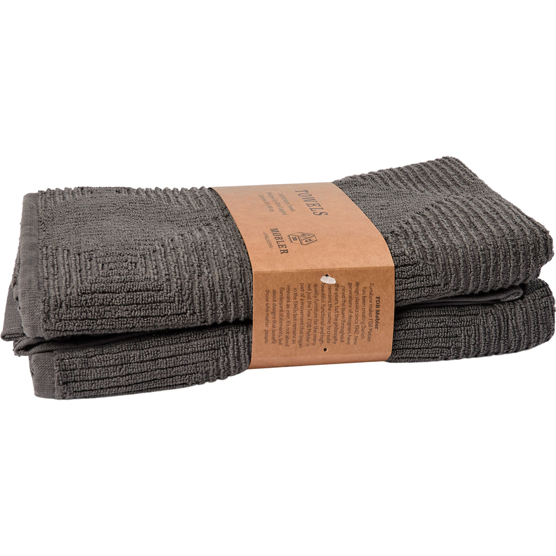 Towel, Kirkeby Grey - 90 x 50 cm Towels