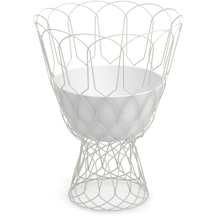 Re-trouvé Tall Vase - Utomhuskrukor & Vaser - Patricia Urquiola - Vit