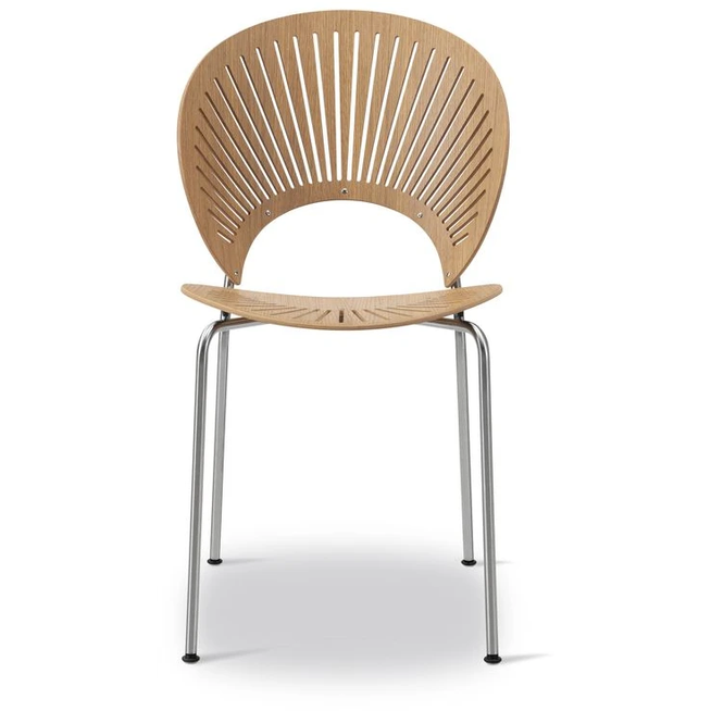 Photo of Trinidad Chair 3398 By Nanna Ditzel - Spisebordsstol - Oiled Oak - W48,5 X D57 X H85 X Sh45,5 Cm 2
