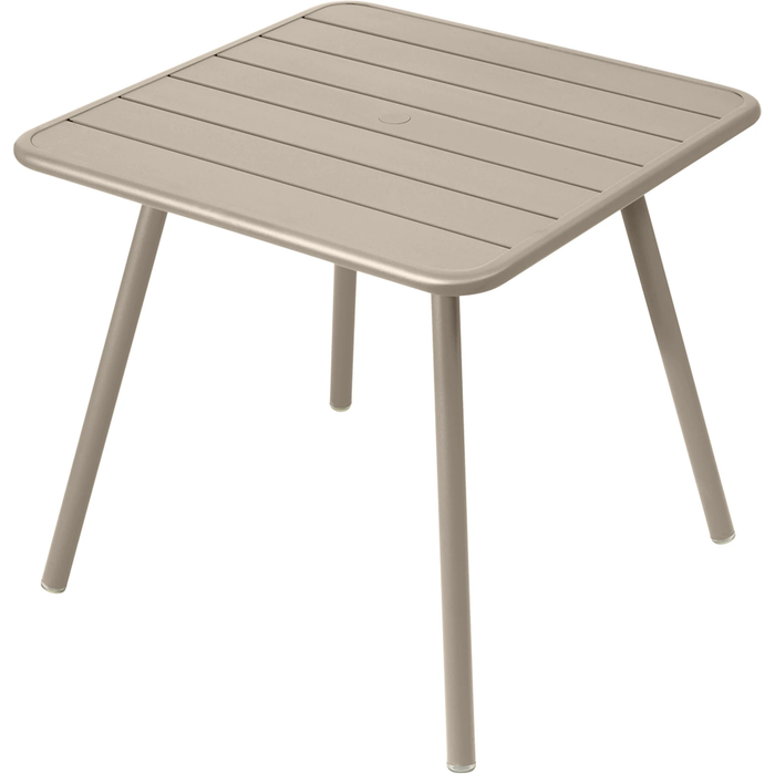 Photo of Luxembourg Four Leg Table 80 X 80 Cm, Nutmeg - Matbord Utomhus - Frédéric Sofia - Beige - Metall