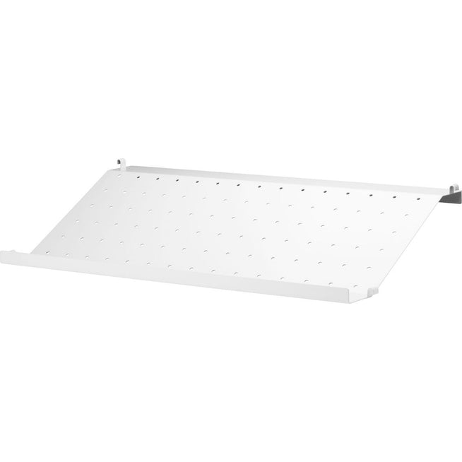 Photo of String Shoe Rack in Metal 58x30, White - Shoe Racks - Nils Strinning - Beige - Metal
