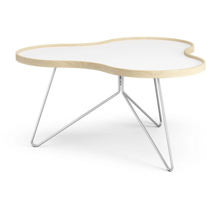 Photo of Flower Table 84x90 Cm H45 Cm Birch Laquered