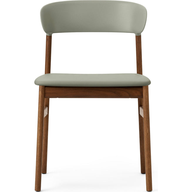 Photo of Herit Stol / Polstret - Spisebordsstol - Dusty Green (spectrum Leather) - L: 50 X D: 51 X H: 78,5 X Sh: 45 Cm 1