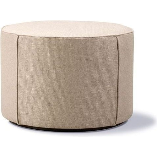 Photo of Mono Pouf 7423 By Due & Trampedach - Puf - Grand Linen Natural - Ø55 X H38 Cm