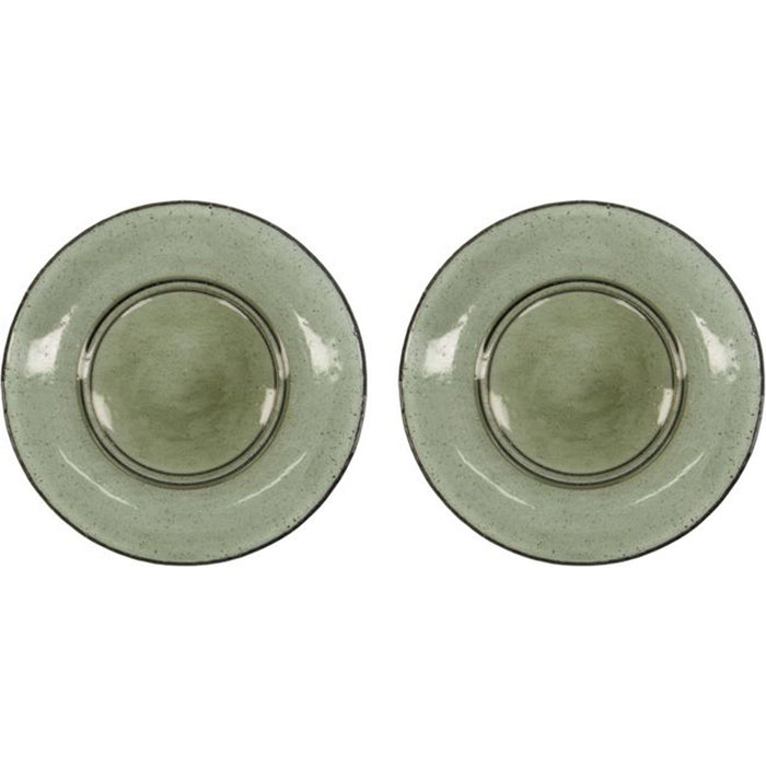 Photo of Rain Plates Green Ø21cm Set of 6