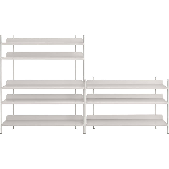 Photo of Compile Shelving System/configuration 7, Grey - Hyllsystem - Cecilie Manz - Grå - Metall