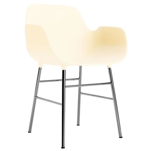 Photo of Form Armchair Steel - Spisebordsstol - Chrome /