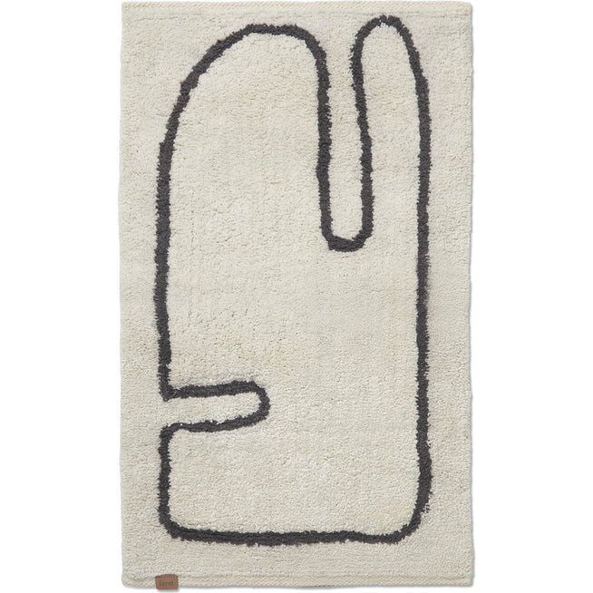 Photo of Lay Washable Mat - Bademåtte - Off-white/coffee - W50 X H70 X D1 Cm