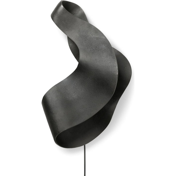 Photo of Oyster Wall Lamp - Væglampe - Black - W33,6 X H60 X D12,7 Cm