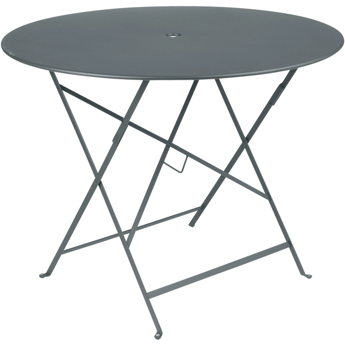 Photo of Bistro Table Ø 96 cm, Storm Grey - Garden Table - Grey - Metal