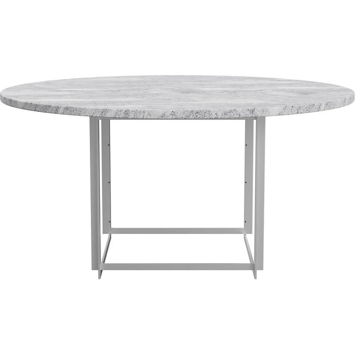 Photo of Pk54 Bord Ø140 Cm Fauske Marble Grey-white