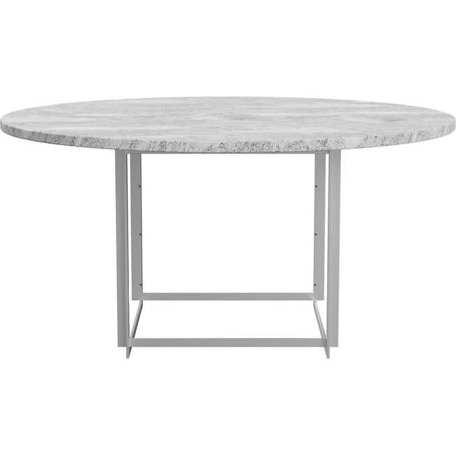 Photo of Pk54 Bord Ø140 Cm Fauske Marble Grey-white