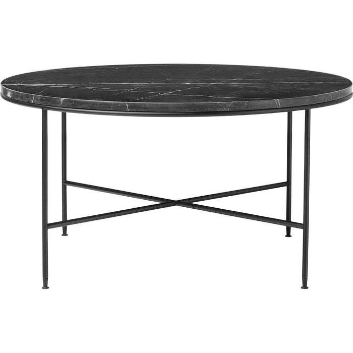 Photo of Mc300 Circular Coffee Table - Charcoal - Coffee Table - Paul Mccobb - Black - Metal/Stone