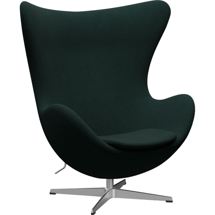 Photo of 3316 Ägget, Christianshavn 1161 Satin Polished Aluninium - Swivel chairs - Arne Jacobsen - Metal/foam