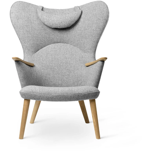Photo of Ch78 Mama Bear Armchair Hallingdal 130 Fabric-oiled Oak