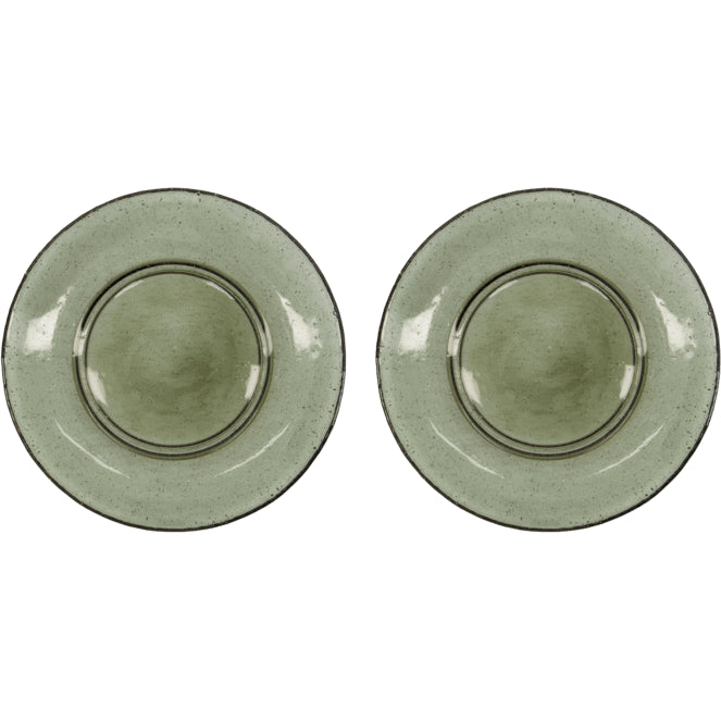 Photo of Rain Plates Green Ø21cm Set of 6