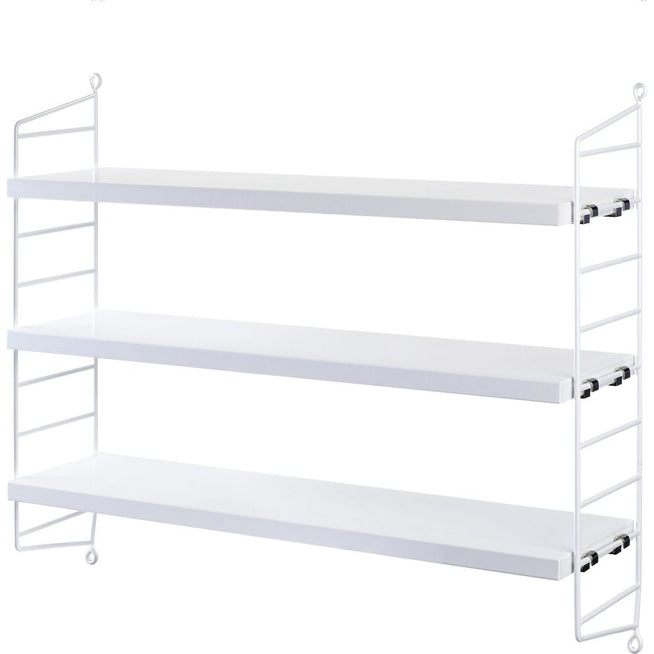 Photo of String Pocket White - Wall shelves - Nils Strinning - Wood-coloured, white - Metal/wood