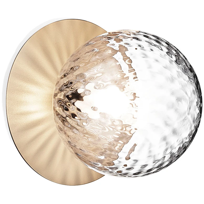 Photo of Liila 1 Nordic Gold/Optical Clear - Vägglampor - Sofie Refer - Guld