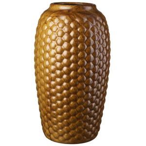 Photo of S8 Lupin Vase H: 28 Cm - Golden Brown