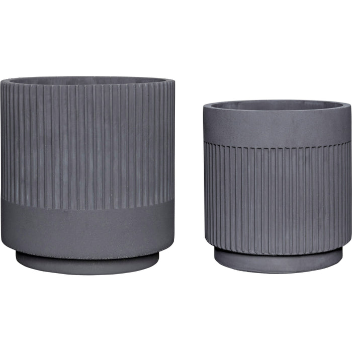Photo of Drywall pots grey - set of 2 pieces