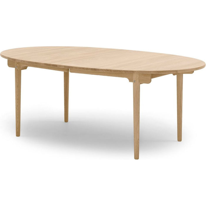 Photo of Ch338 Dining table with seating for 2 inlays oiled oak