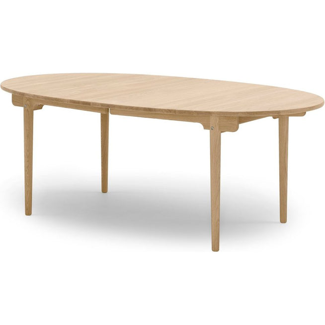Photo of Ch338 Dining table with seating for 2 inlays oiled oak