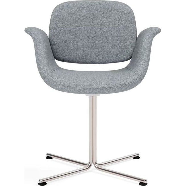 Photo of Flamingo Chair 3381 By Foersom & Hiort-lorenzen - Spisebordsstol - Max 93 Indian Red / Stainless Steel - W68 X D63 X H80 X Sh45 Cm