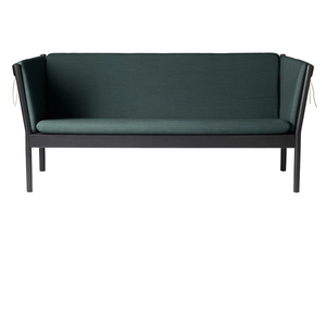 Photo of J149 3-pers. Sofa - Black lacquered oak, dark