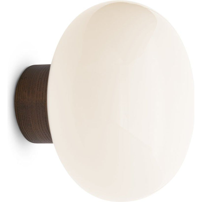 Photo of Karl-johan Wall Lamp Smoked Oak/opal Glass