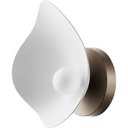 Photo of Florii 1 Wall Lamp Dark Bronze/white