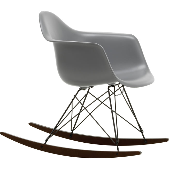 Photo of Eames Plastic Armchair Rar - 56 Granite Grey - Basic Dark Base - Dark Maple - Matstolar - Charles & Ray Eames - Grå - Metall/trä/plast