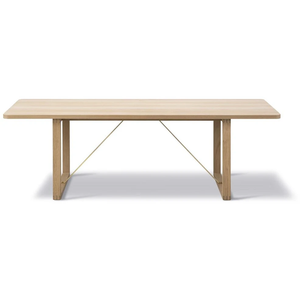 Photo of 5367 BM67 Coffee Table 140x55 cm - Light Oiled Oak/Brass