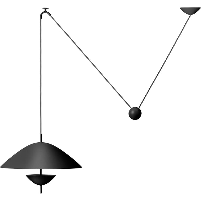 Photo of Lod Pendant - Pendel - Lod Pendant - Blackened Iron - W50 X D50 X H34.6 Cm